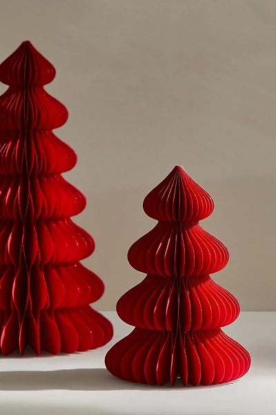 Petite décoration de papier en forme de sapin