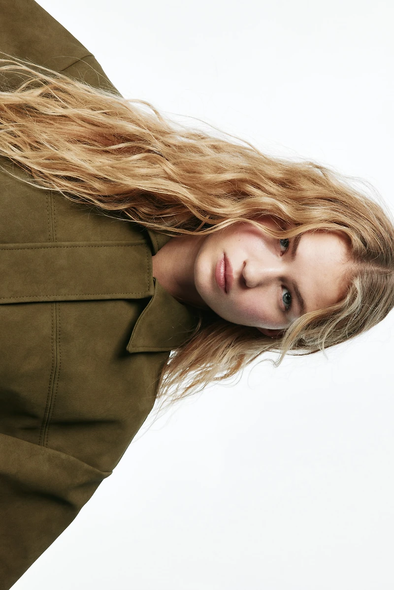 Bomber Jacket with Collar