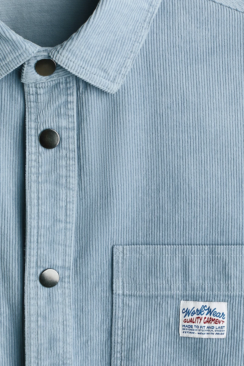 Oversized Cotton Corduroy Shirt