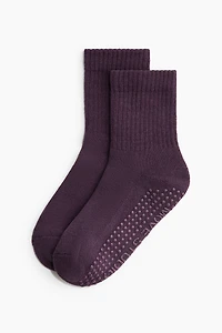 2-Pack Non-Slip Yoga Socks