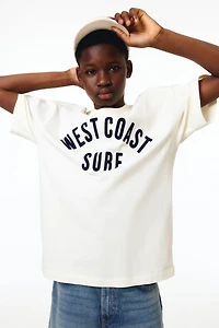 T-Shirt with Printed Motif