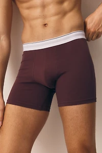 3-Pack Mid-Length Boxer Briefs with Lycra®