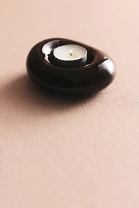 Bougeoir chauffe-plat en grès cérame