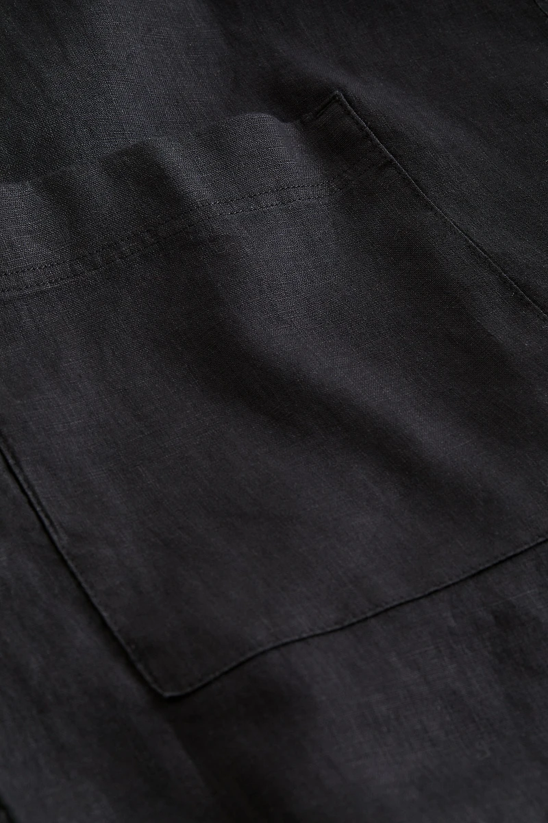 Washed Linen Bathrobe