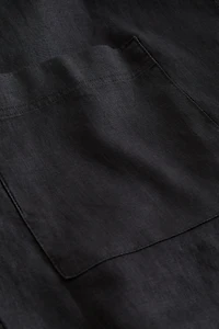 Washed Linen Bathrobe