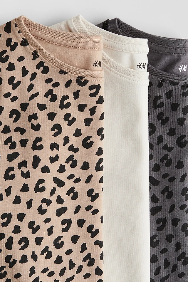 H&M 3-pack Long-sleeved Tops Square One