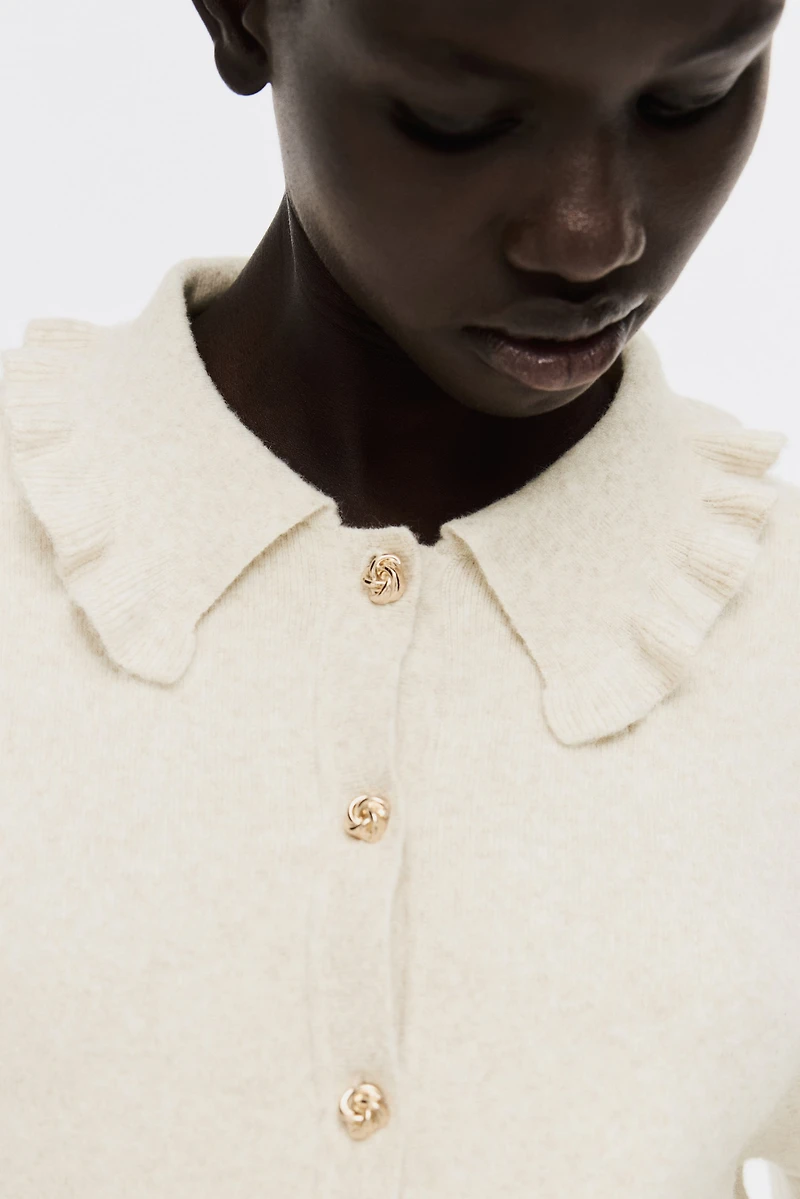 Cardigan with Collar