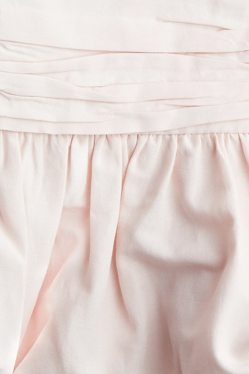 Bubble-hem bandeau top