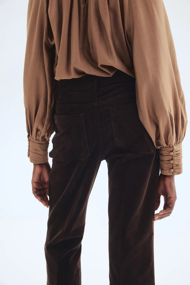 Flared Corduroy Pants
