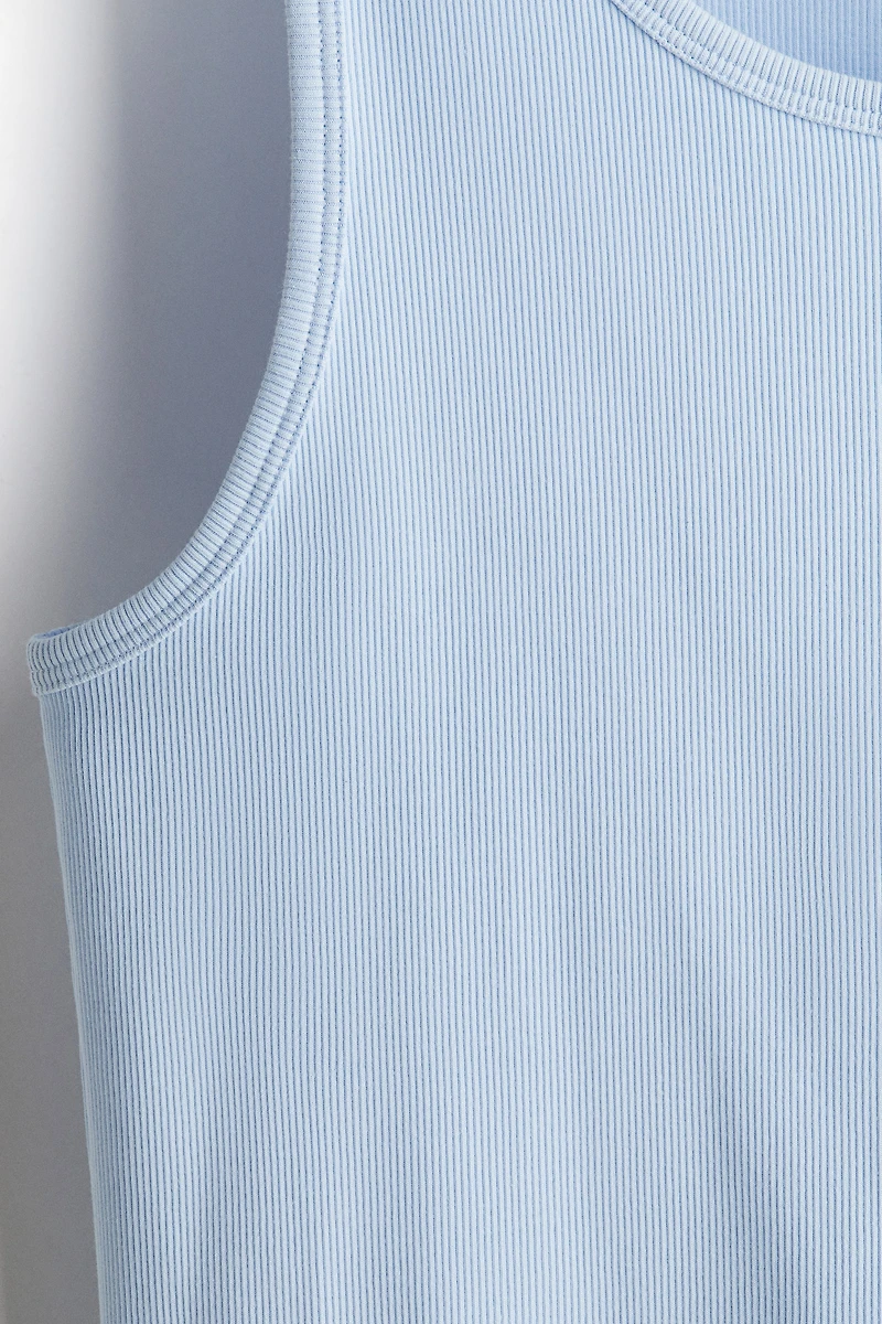 Slim Fit Ribbed Tank Top