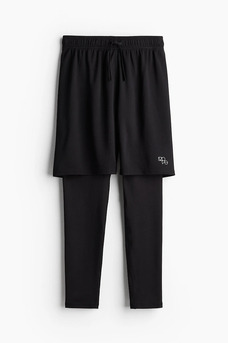 Legging de sport avec short
