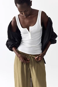 Balloon Pants with Drawstring