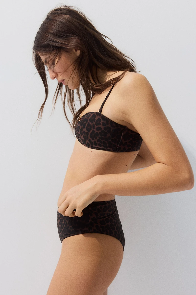 High Rise Cheeky Bikini Bottoms