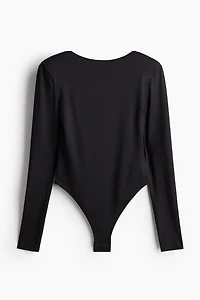 Low-Back Bodysuit with Shoulder Pads