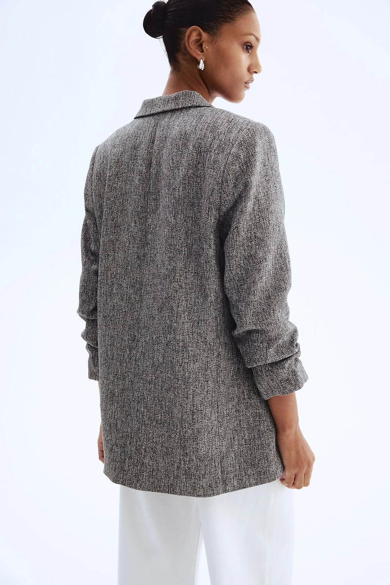 Blazer à manches froncées