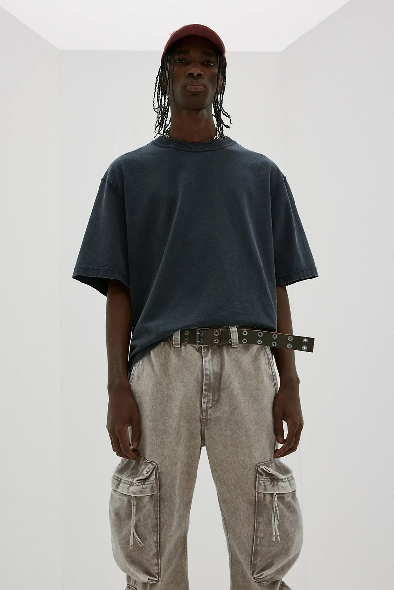 Regular-Fit Twill Cargo Pants