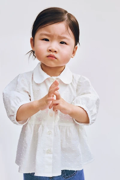 Plumeti Cotton Blouse