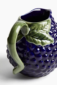 Pichet figuratif en grès cérame