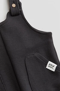 Waffled Jersey Overalls