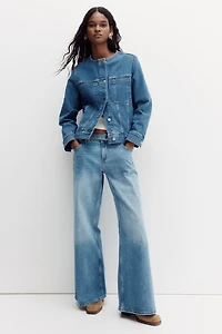 Wide-Leg Ultra High Jeans