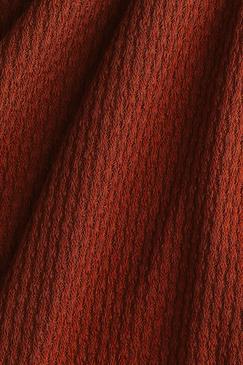 Robe maxi en tricot texturé