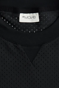 Printed Mesh Sports Shirt with DryMove™