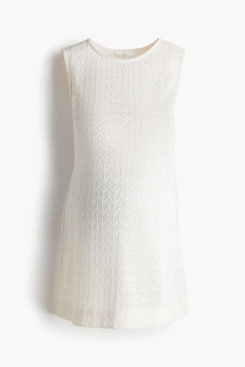 MAMA Pointelle Jersey Top