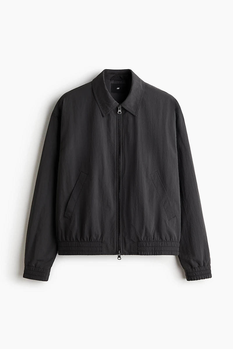 Bomber Jacket with Collar