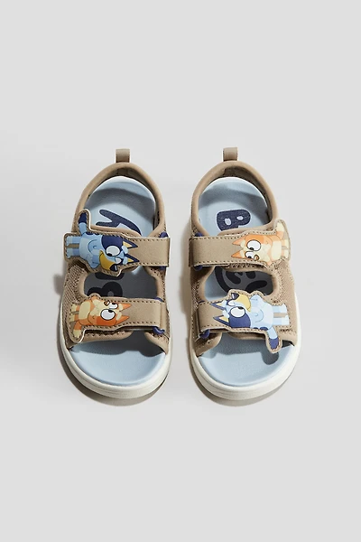 Motif-Detail Sandals