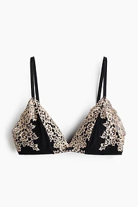 Padded Soft-Cup Lace Bra