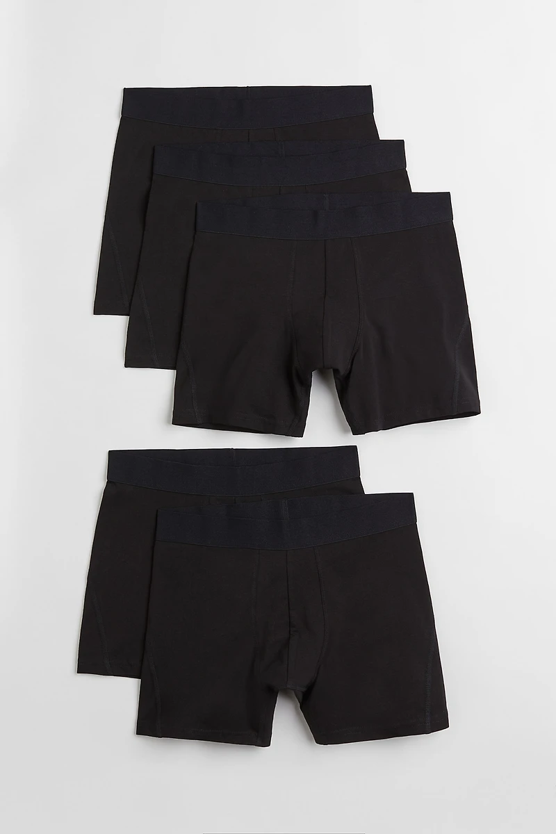 5-pack Mid-Length Boxer Briefs with Lycra®