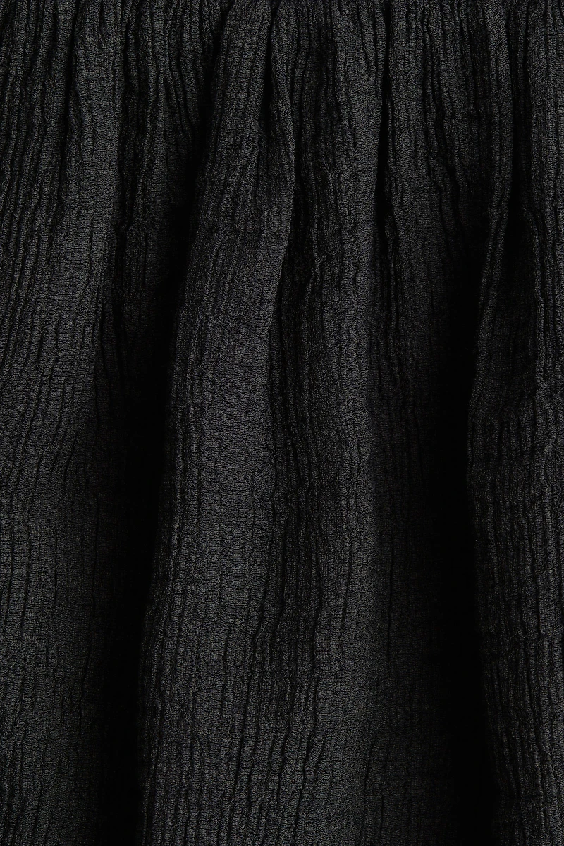 Crinkled Chiffon Skirt