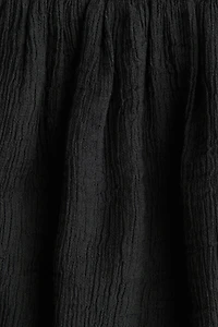 Crinkled Chiffon Skirt