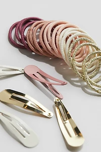 Hair Elastics and Clips