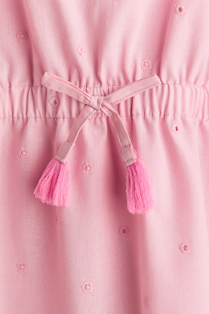 Beach Kaftan with Eyelet Embroidery