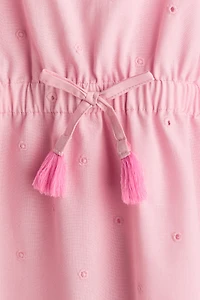 Beach Kaftan with Eyelet Embroidery