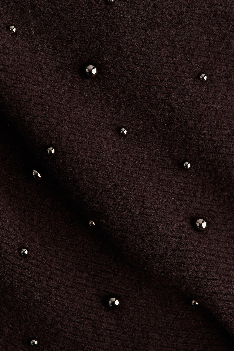 Bead-Embellished Bandeau Top