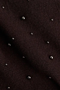 Bead-Embellished Bandeau Top