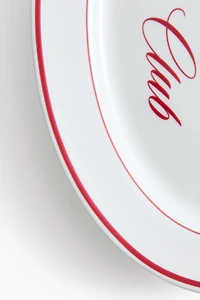 Grande assiette de service en porcelaine