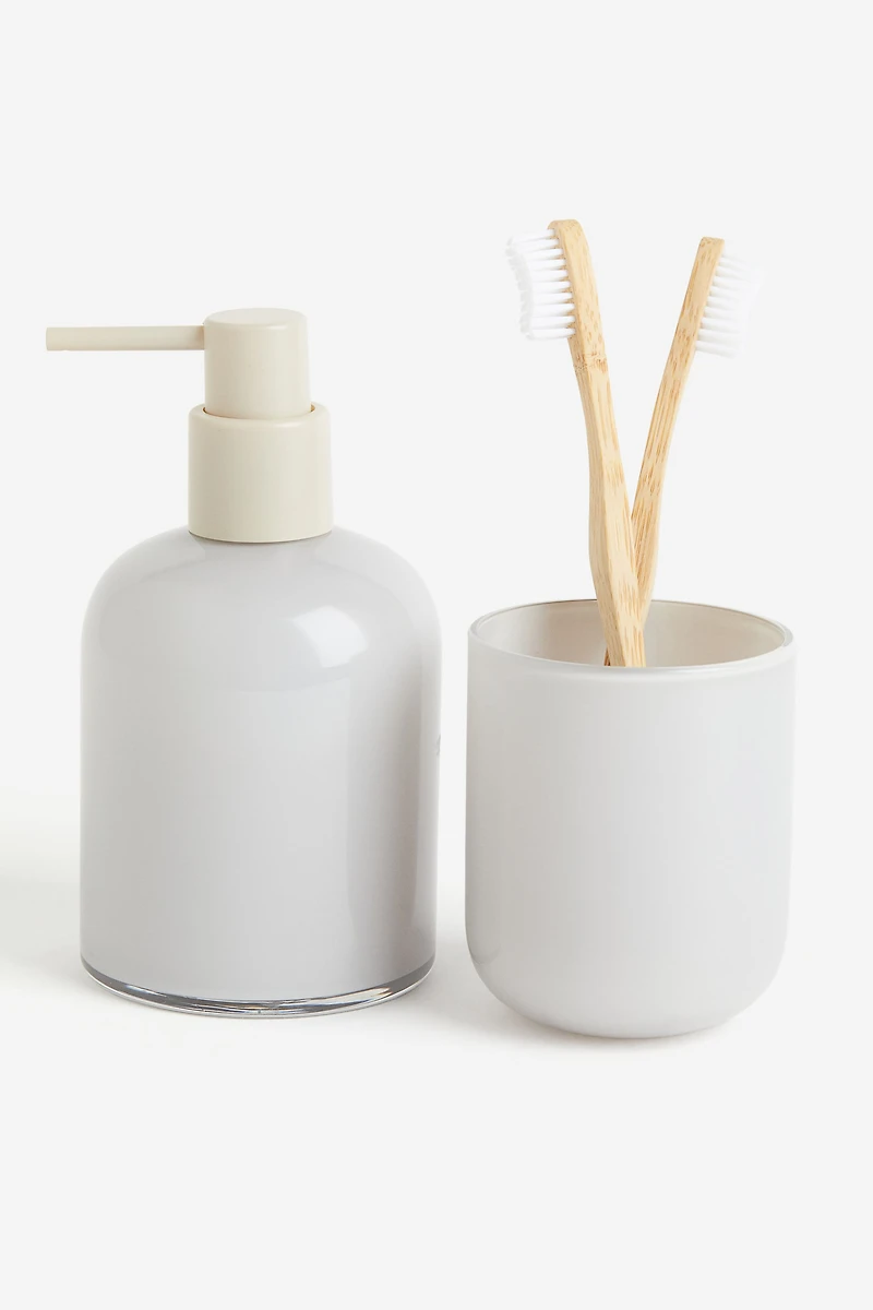 Distributeur de savon en verre