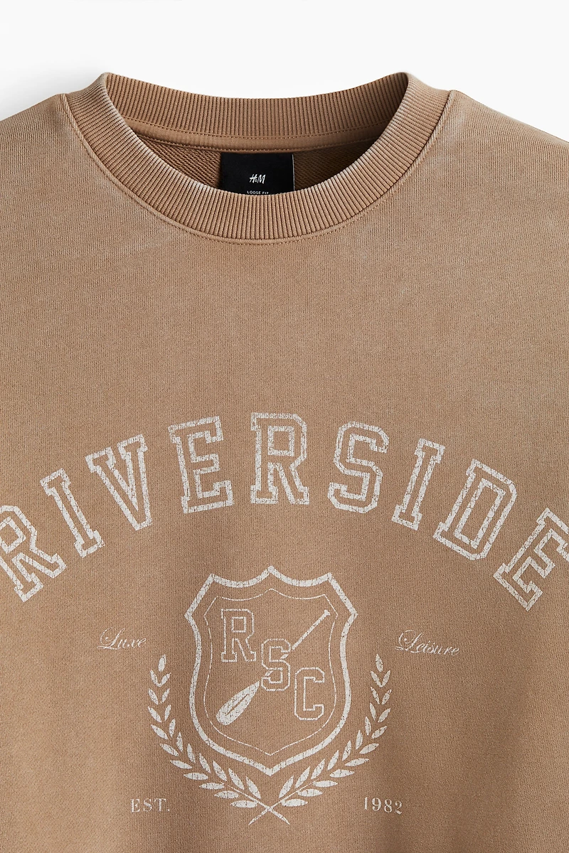 Chandail imprimé ample