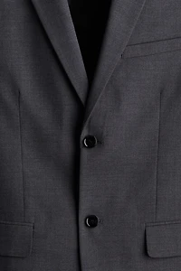 Skinny Fit Single-Breasted Jacket