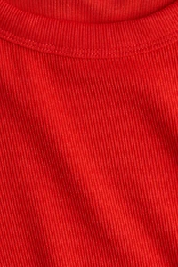 Ribbed Modal-blend T-shirt