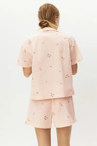Pajama Shirt and Shorts