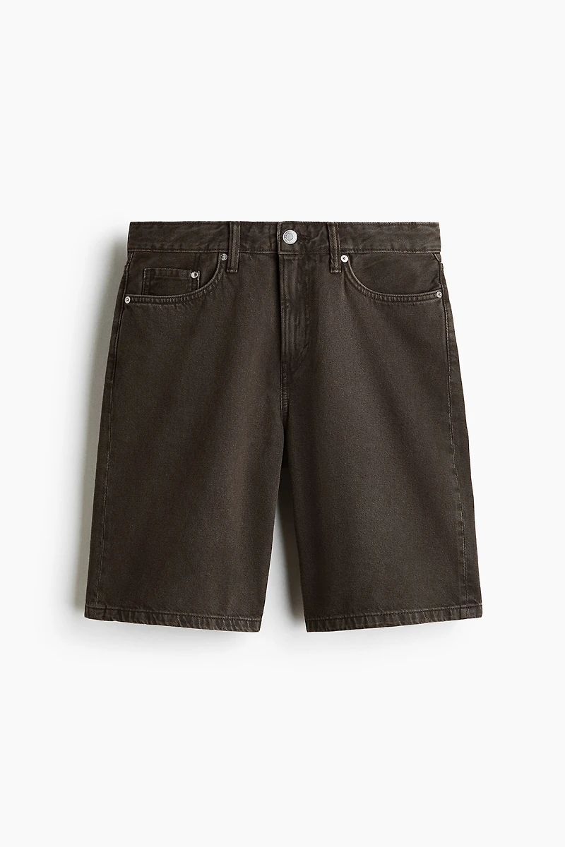 Relaxed-Fit Denim Shorts