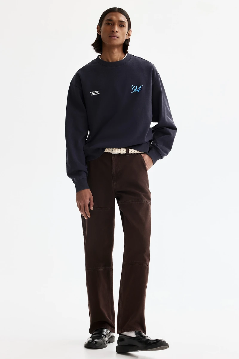 Chandail ample imprimé