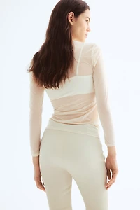 Pantalon près du corps en cuir