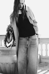 Jean tonneau taille classique