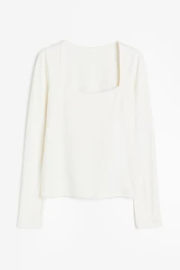 Long-sleeved Jersey Top