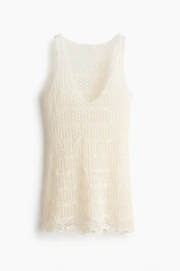 Open-Knit Beach Dress